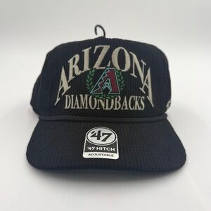🧢 NWT Arizona Diamondbacks '47 Brand Hitch Adjustable Hat | One Size Fits All